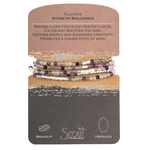 Scout Wrap Bracelet/Necklace Fluorite- Stone of Brilliance