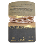Scout Wrap Bracelet/Necklace Morganite - Stone of Divine Love & Protection