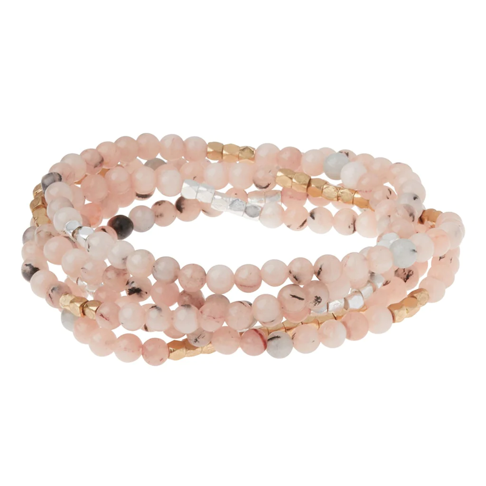 Scout Wrap Bracelet/Necklace Morganite - Stone of Divine Love & Protection
