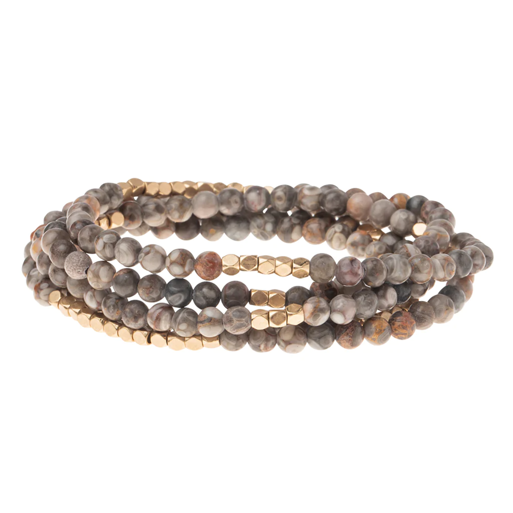 Scout Wrap Bracelet/Necklace Rhyolite - Stone of Joy