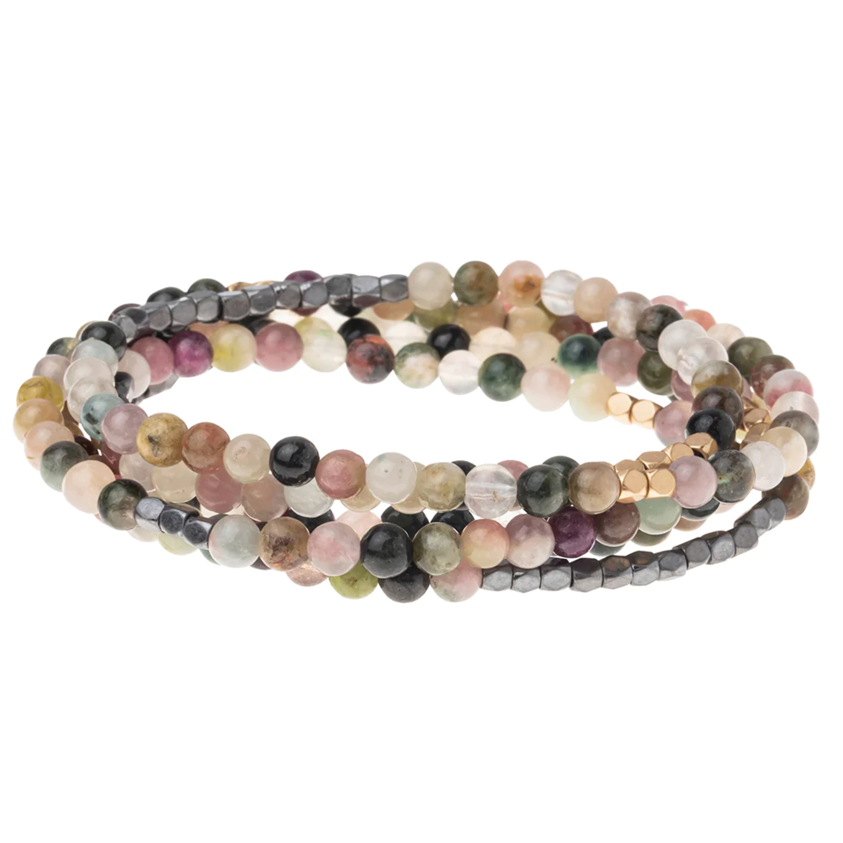 Scout Wrap Bracelet/Necklace Tourmaline - Stone of Healing