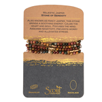 Scout Wrap Bracelet/Necklace Majestic Jasper - Stone of Serenity