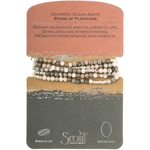 Scout Wrap Bracelet/Necklace Ocean Agate - Stone of Plenitude