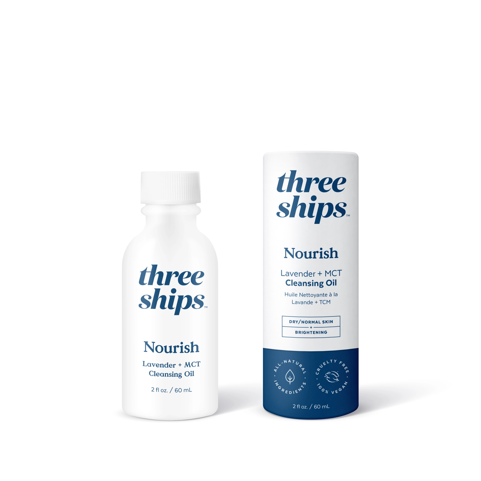 Three Ships Nourish Lavender & MCT Cleansing Oil