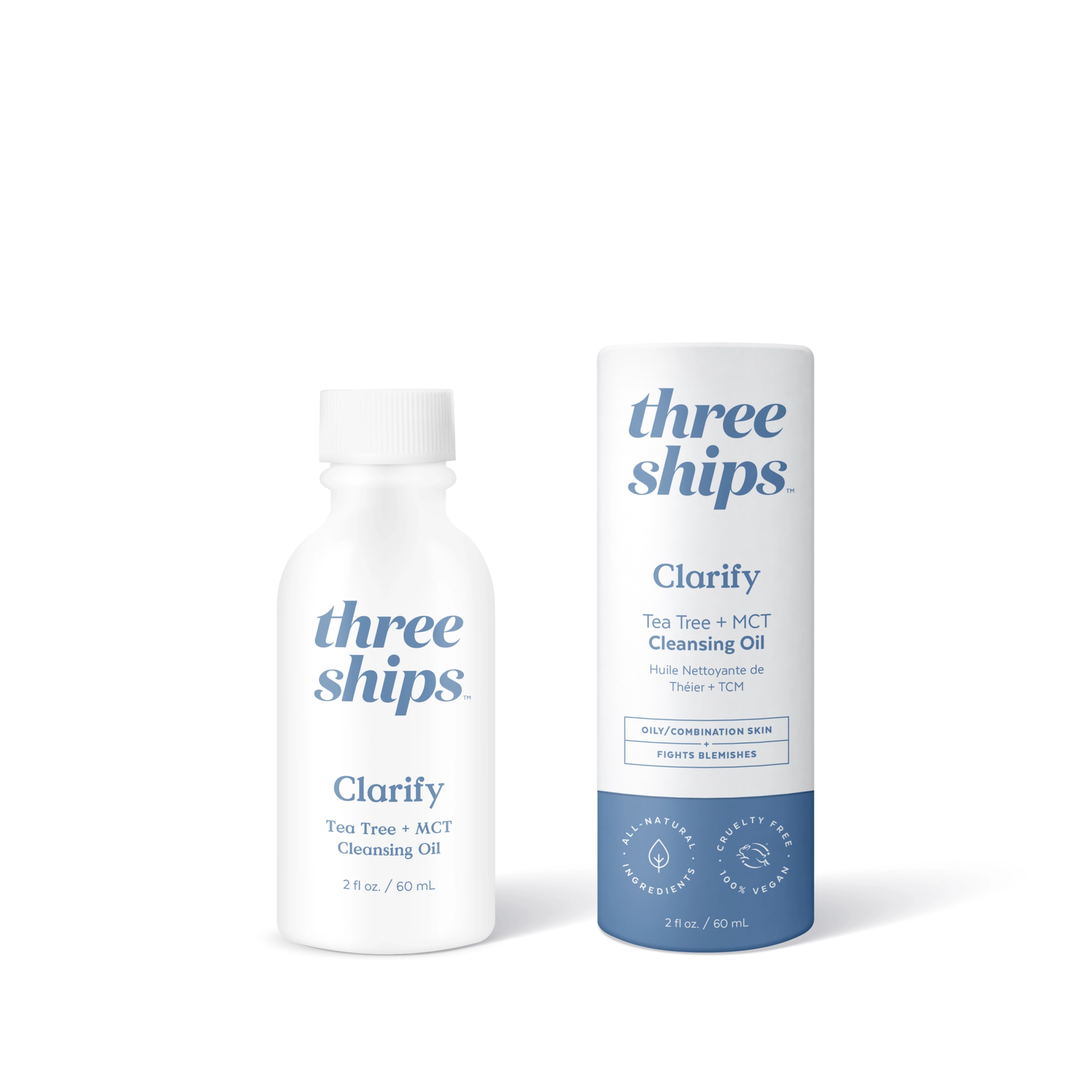 Three Ships Clarify Tea Tree & MCT Cleansing Oil