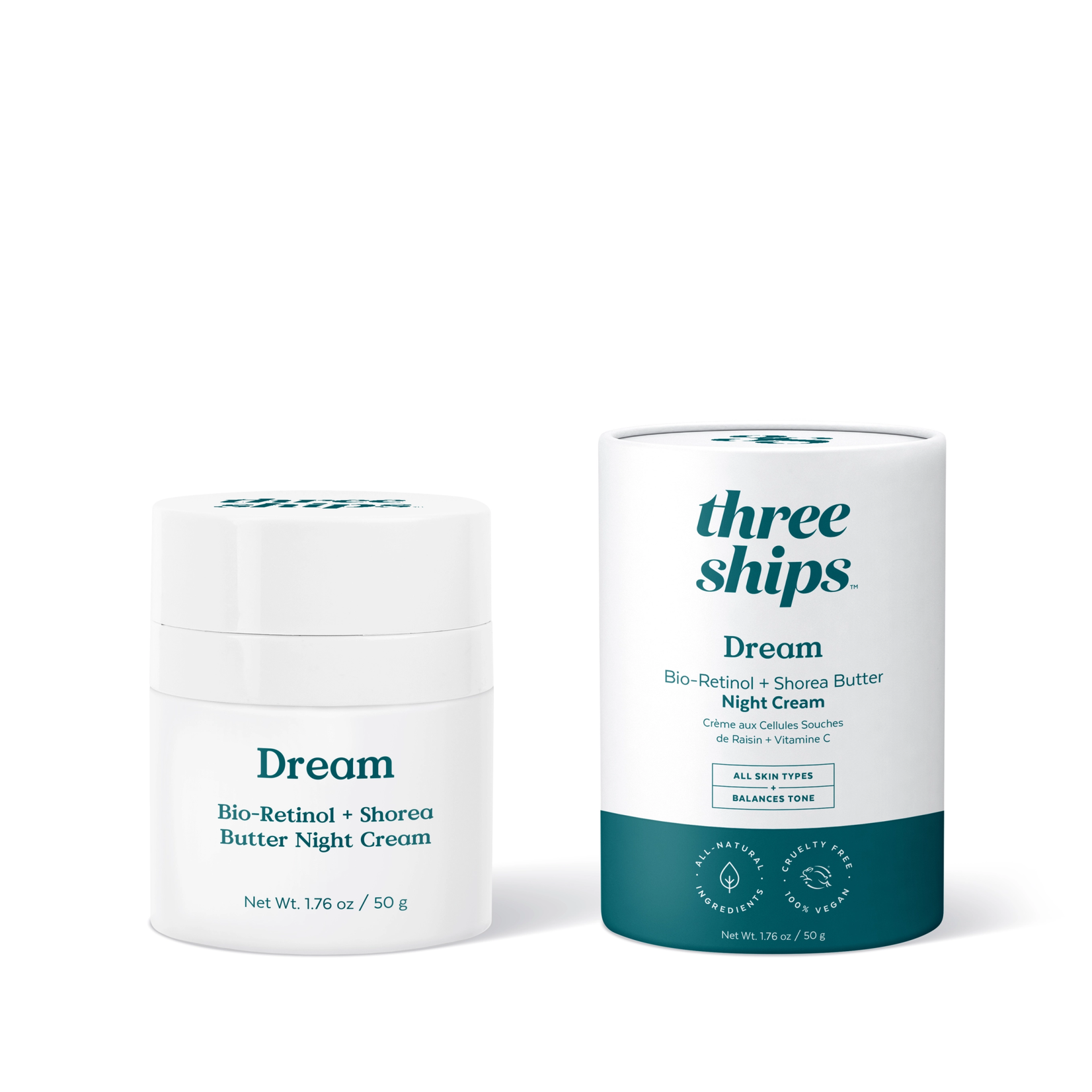 Three Ships Dream Bio-Retinol Night Face Cream
