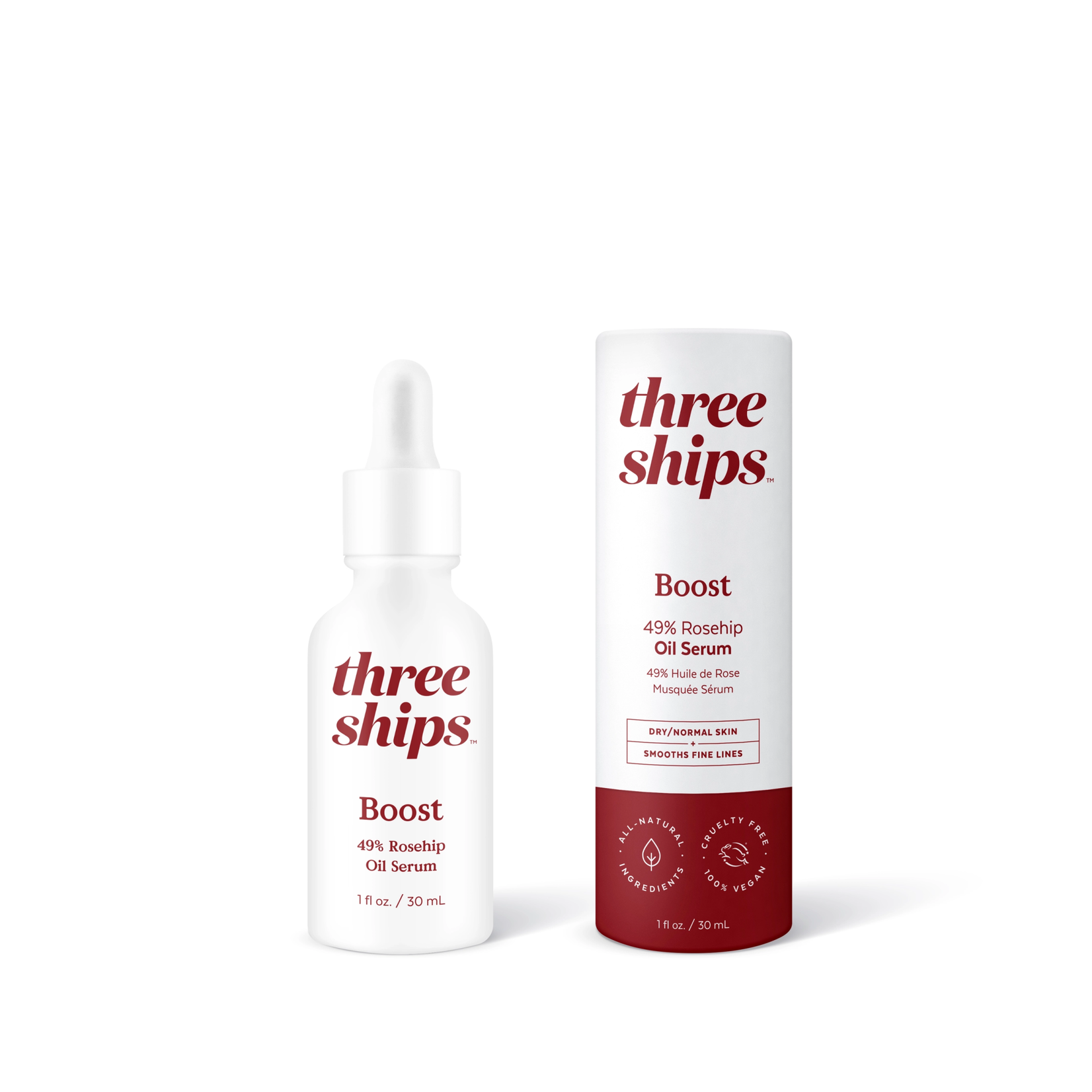 Three Ships Boost 49% Rosehip Oil Serum