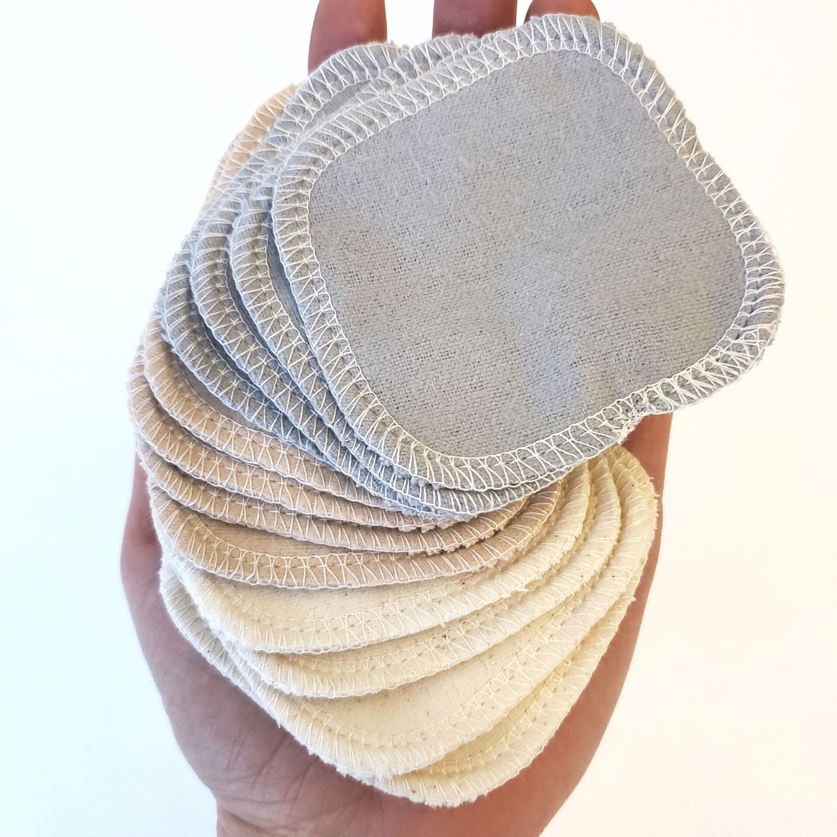 Reusable Facial Rounds Suave Neutral w Laundry Bag