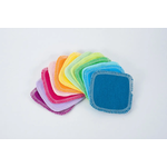 Reusable Facial Rounds Rainbow w Laundry Bag