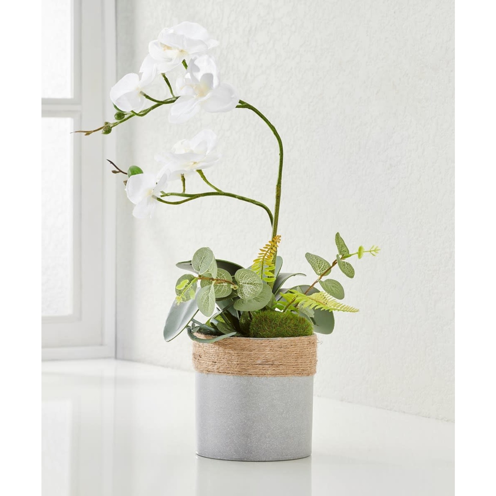 Artificial Plant - Potted Orchid