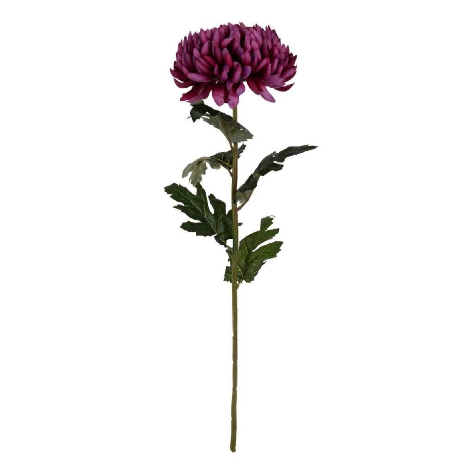 Artificial Flower - Plum Chrysanthemum Stem - 24.5"