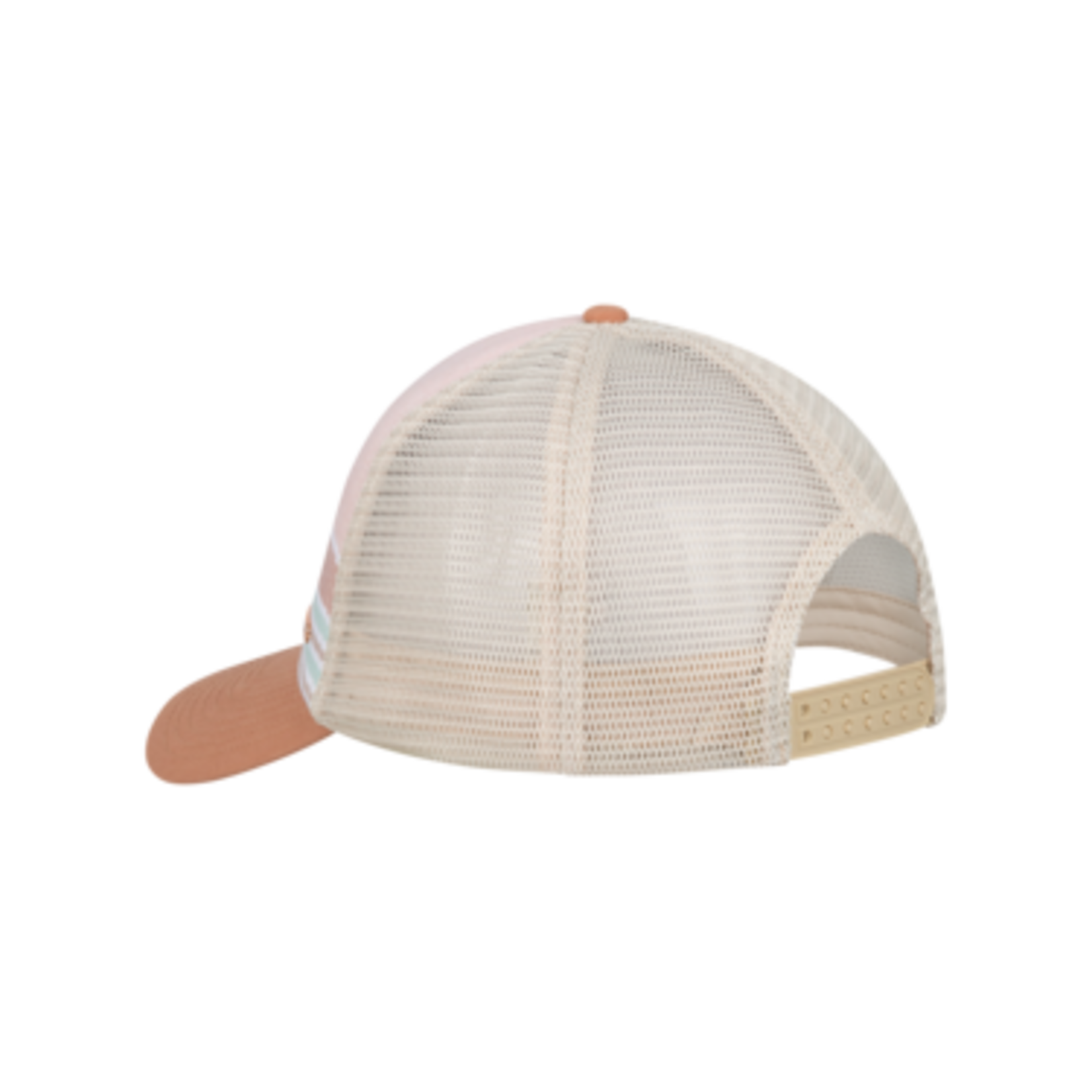 Striped Dusty Pink Trucker Hat - Keira