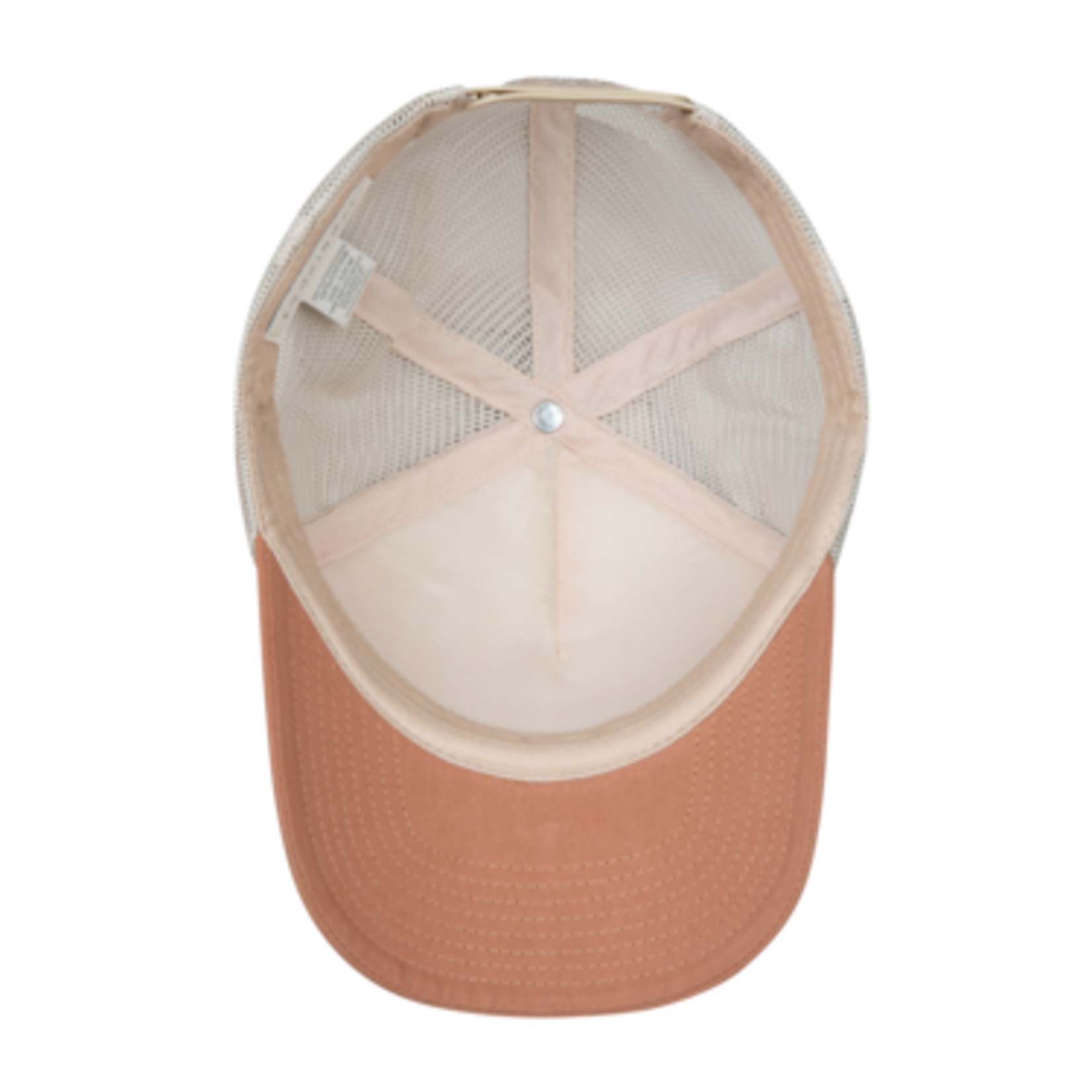 Striped Dusty Pink Trucker Hat - Keira