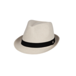 Hat Stone Fedora w Black Band - Pippa