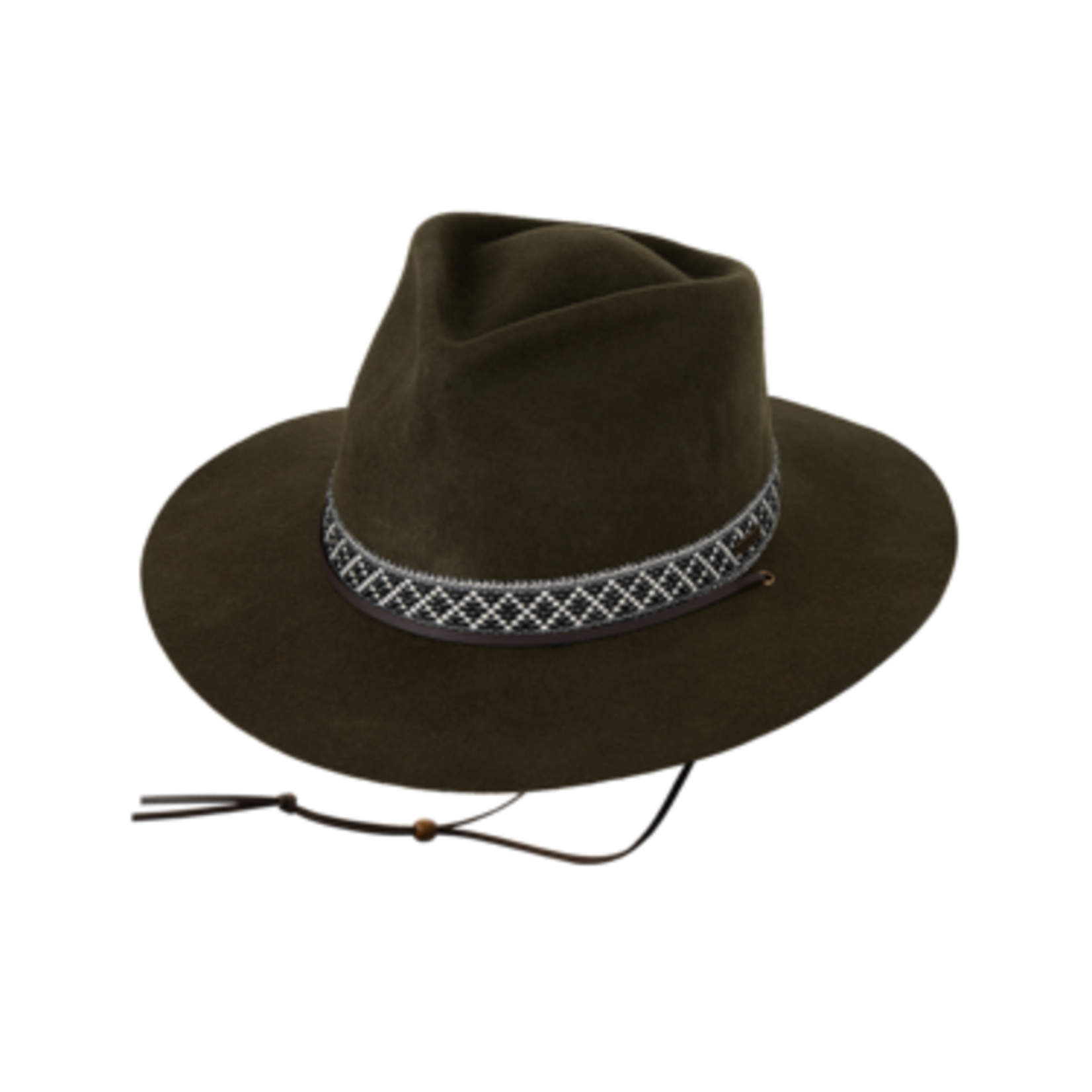 Hat Olive Wide Brim Phoenix - Medium
