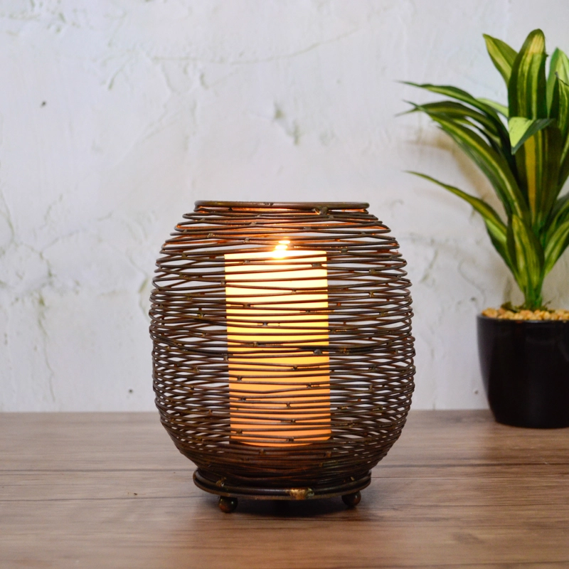 Wire Mesh Lantern Bronze Copper Alley Gift Boutique