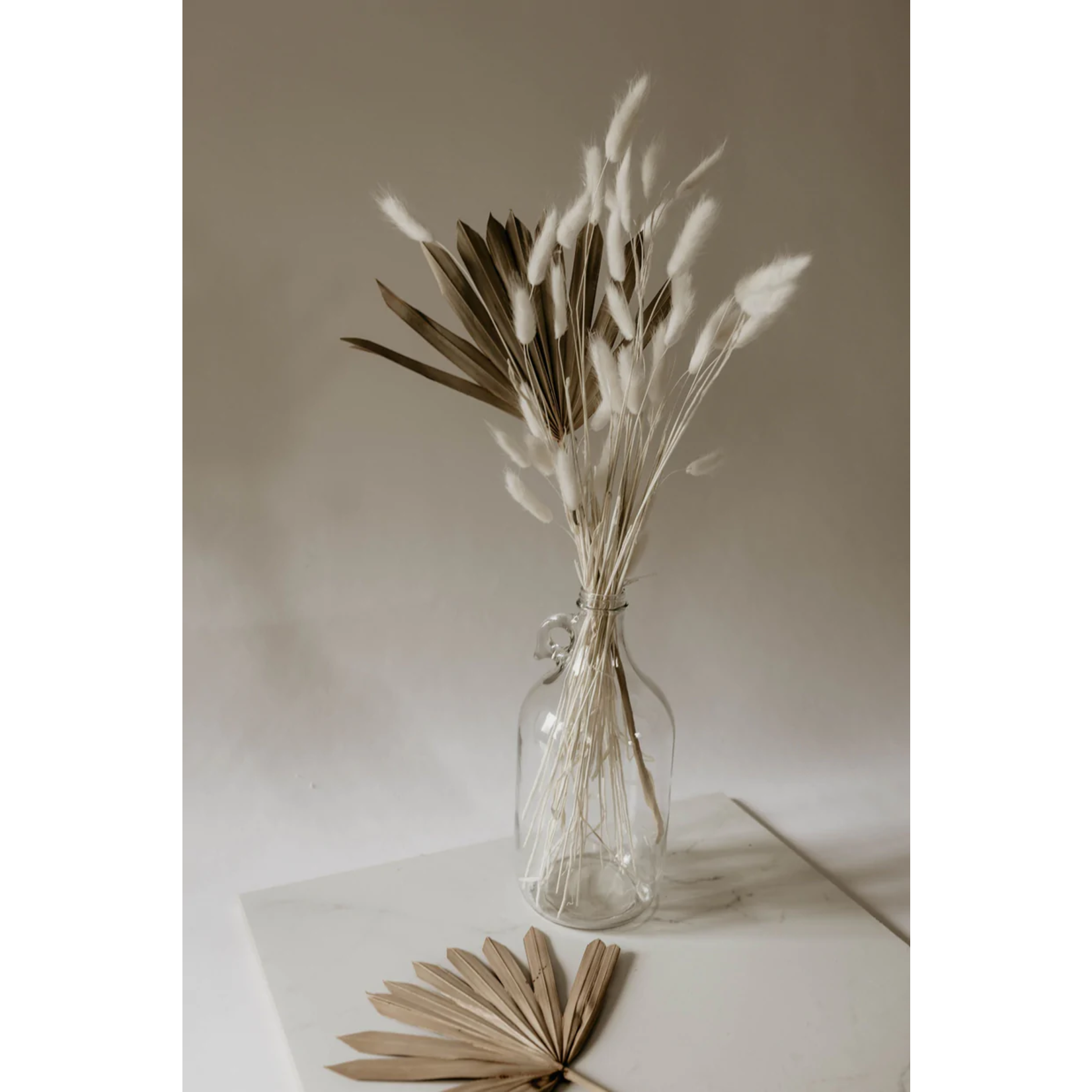 Glass Jug Vase - Clear