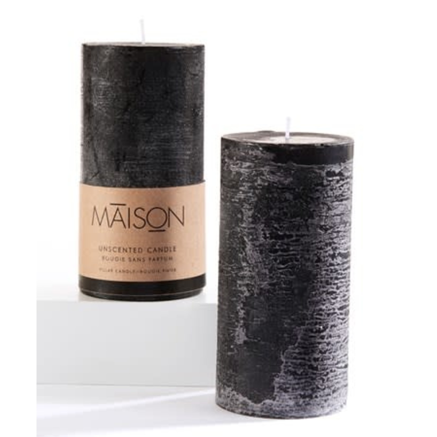 Candle 3x6 Pillar Black