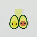 Magnetic Bookmark - Avocado Pair