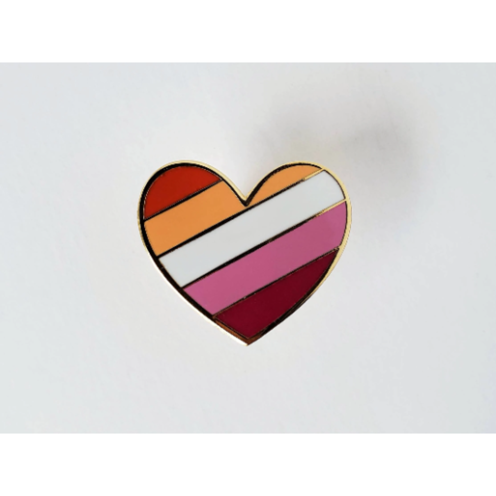 Lesbian Heart Pin