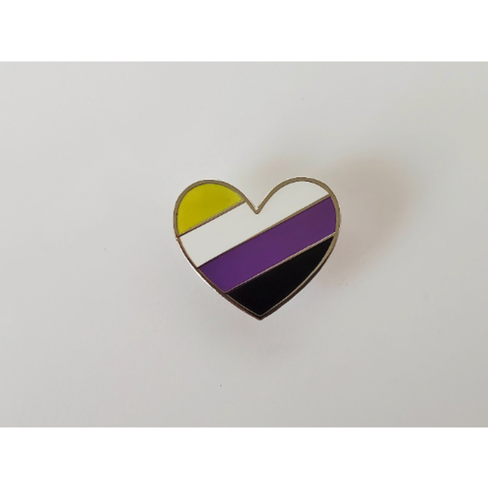 Non-Binary Heart Pin