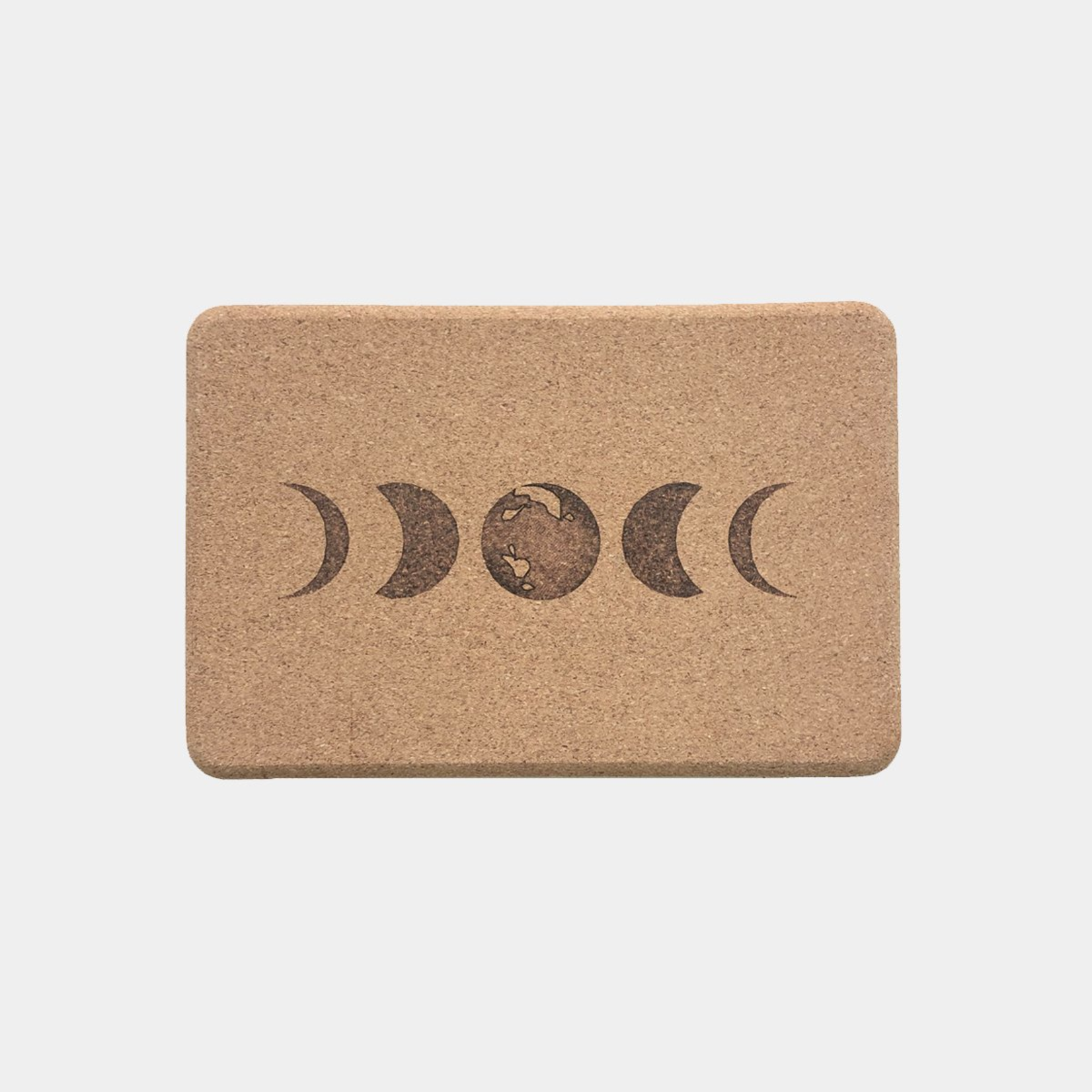 Moon Phase Cork Yoga Mat