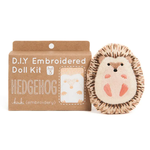 Hedgehog Embroidered Doll Kit - Level 3