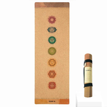 Chakras Cork Yoga Mat - 4.5mm