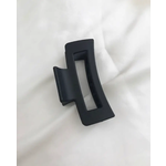 Matte Black Block Claw Clip - Large