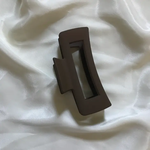 Brown Matte Claw Clip - Large