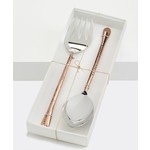 Stainless Steel Salad Servers - Copper Finish