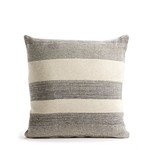 Striped Pillow Cream & Dark Grey