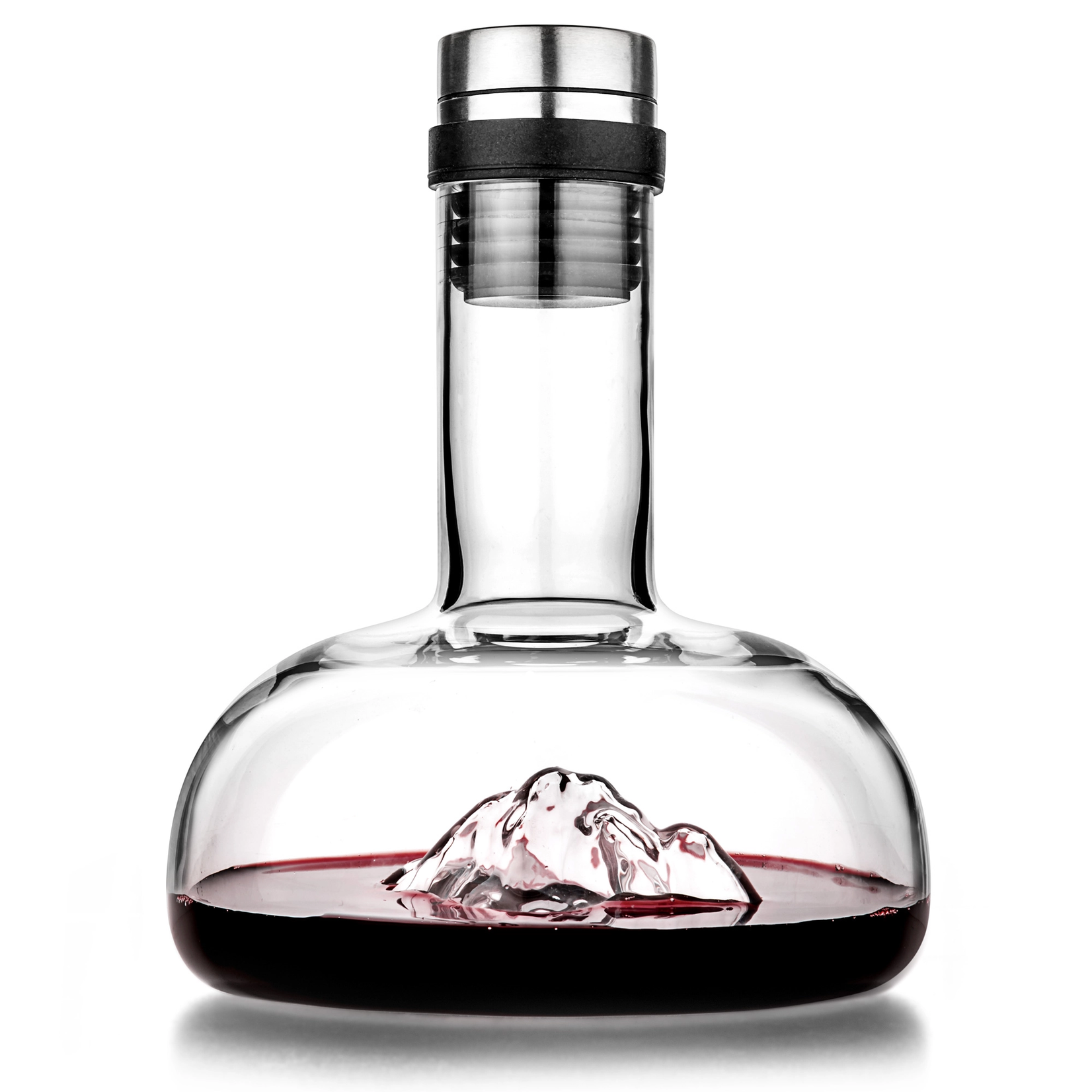 Crystal Glass Wine Decanter  w Aerator