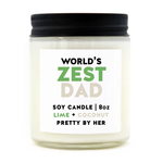 Soy Candle - World's Zest Dad