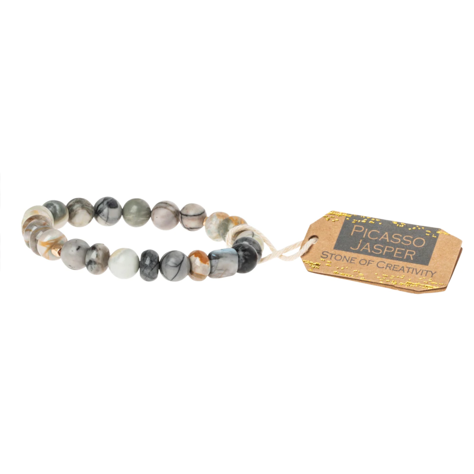 Stacking Bracelet Picasso Jasper - Stone of Creativity