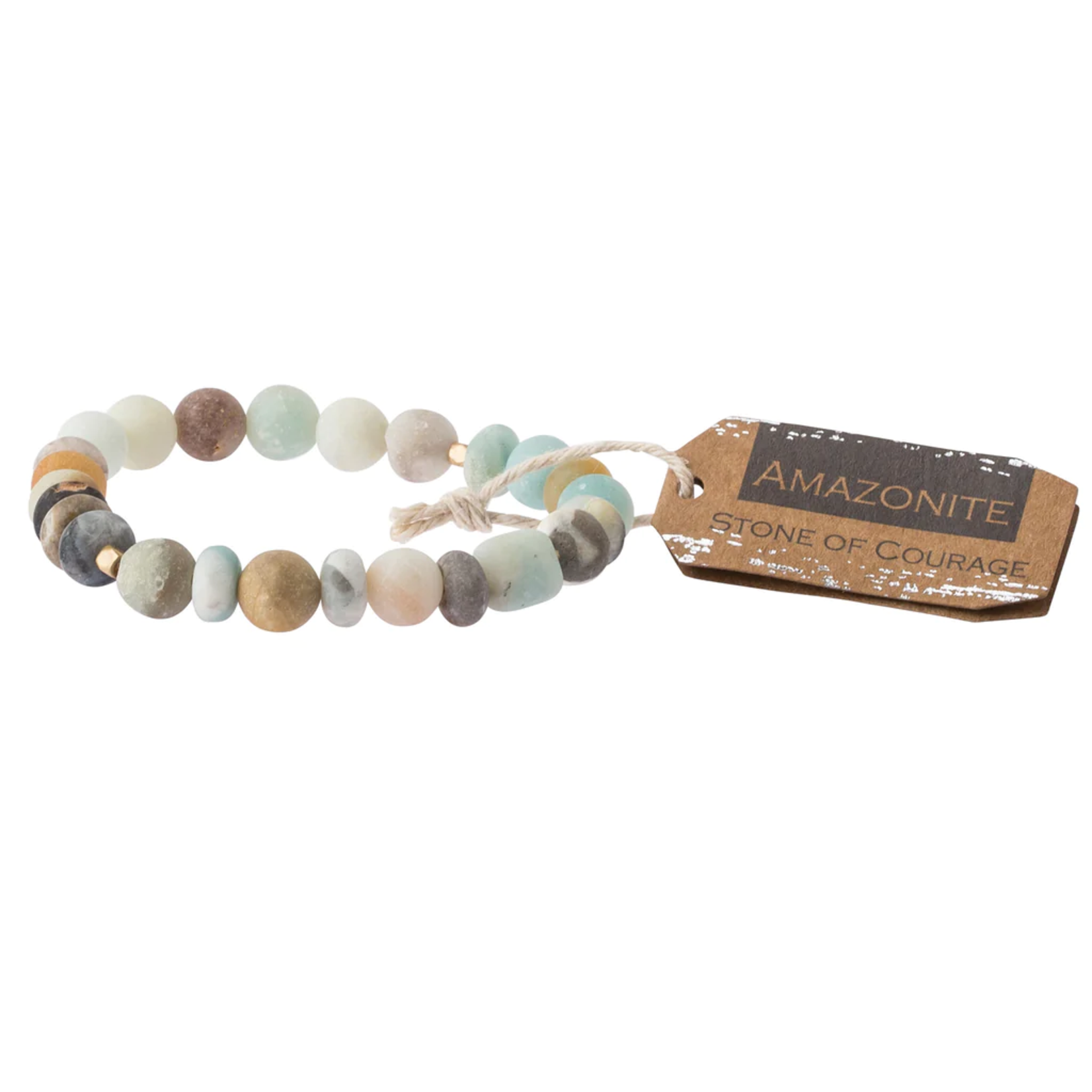 Stacking Bracelet Amazonite - Stone of Courage