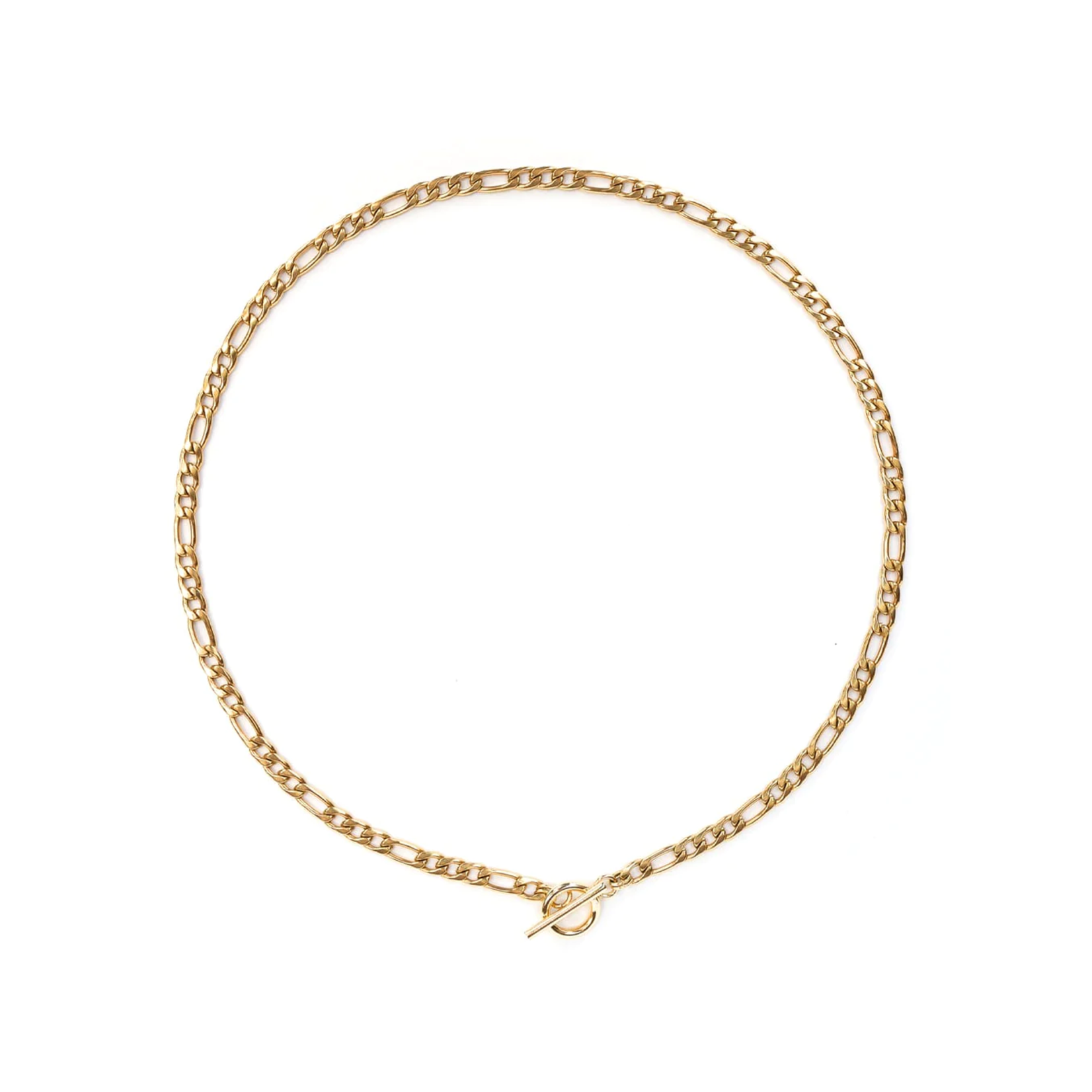 Well Dunn Jewelry Necklace Gold Figaro Chain