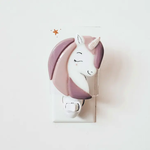 Fused Glass Unicorn Night Light