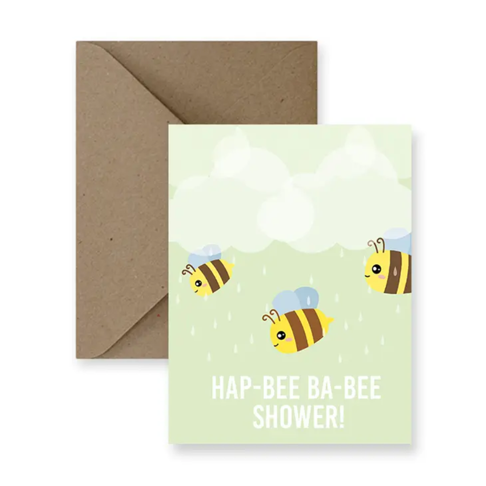 Hap-bee Ba-bee Shower Baby Card