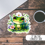 Happy Frog Sticker