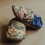 Blue & Folk Floral Cork Slipper