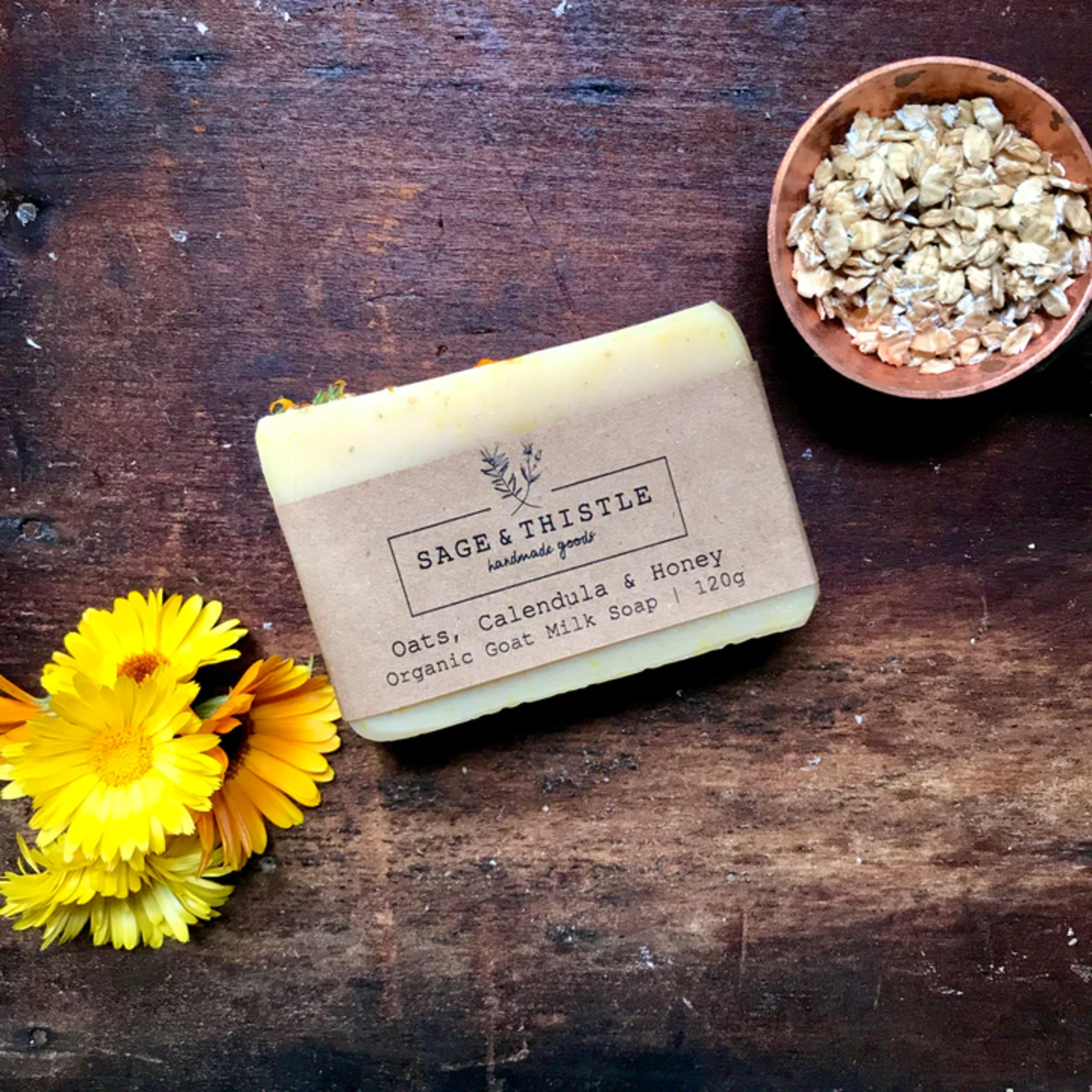 Oats, Calendula & Honey Soap