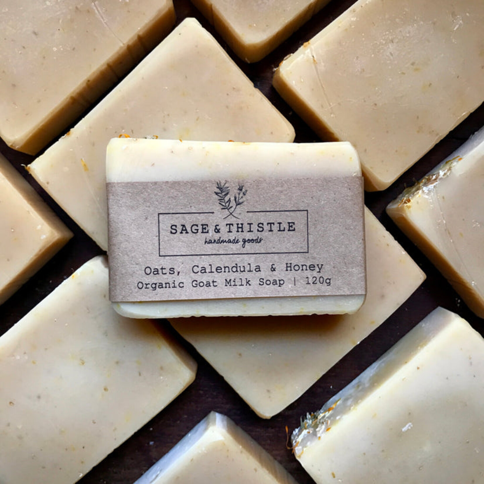 Oats, Calendula & Honey Soap