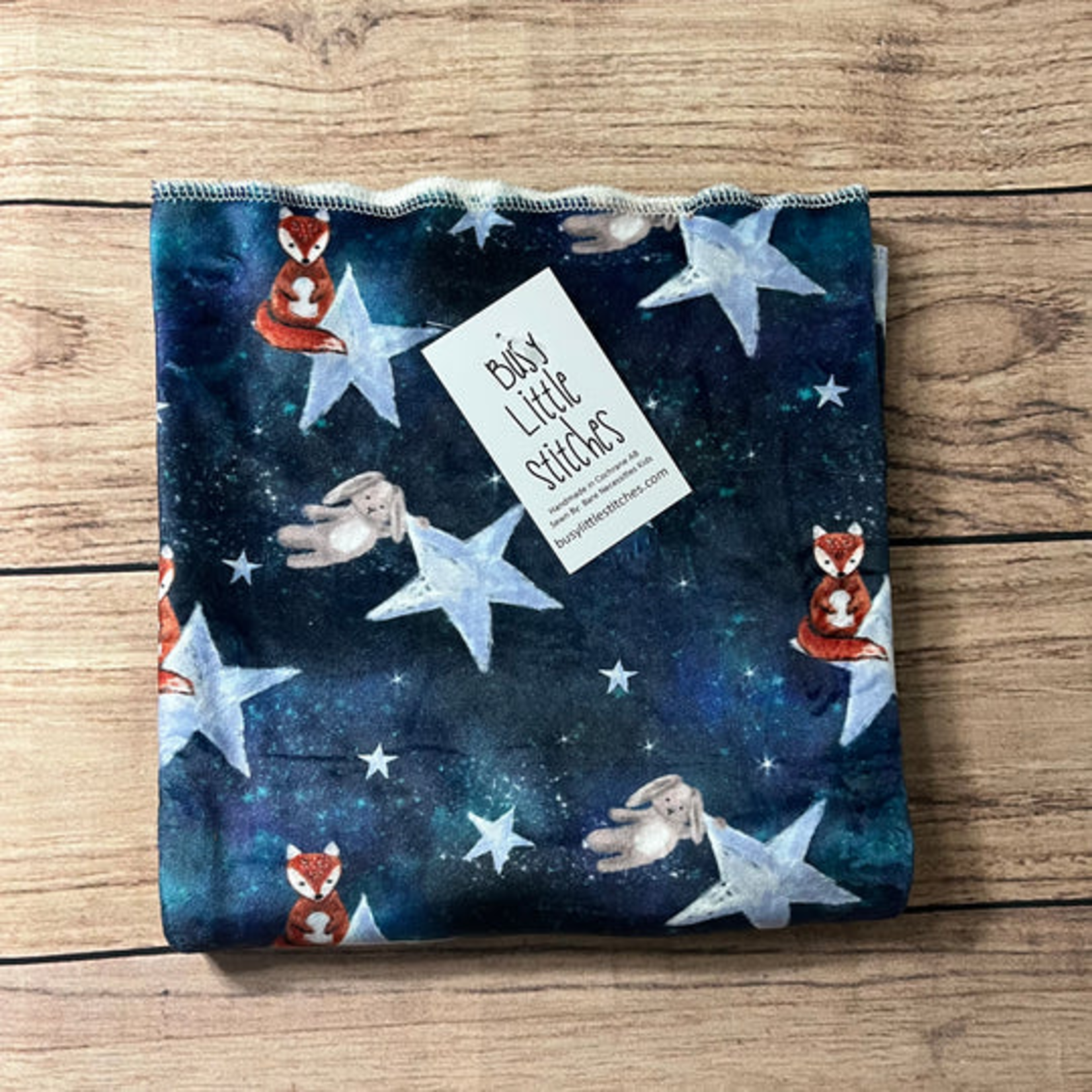 Star Flight Bunny & Fox Baby Blanket