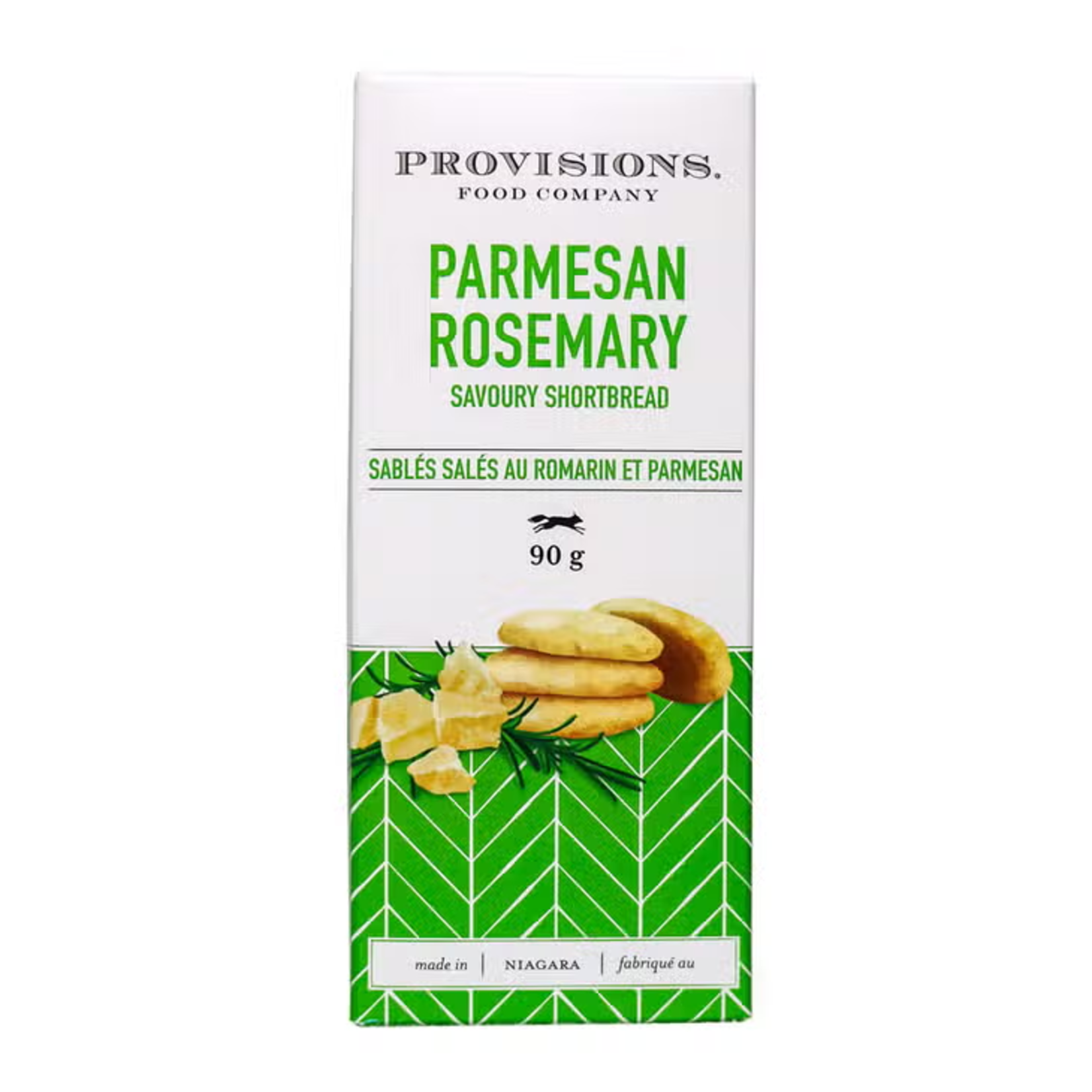 Provisions Food Company Parmesan & Rosemary Shortbreads