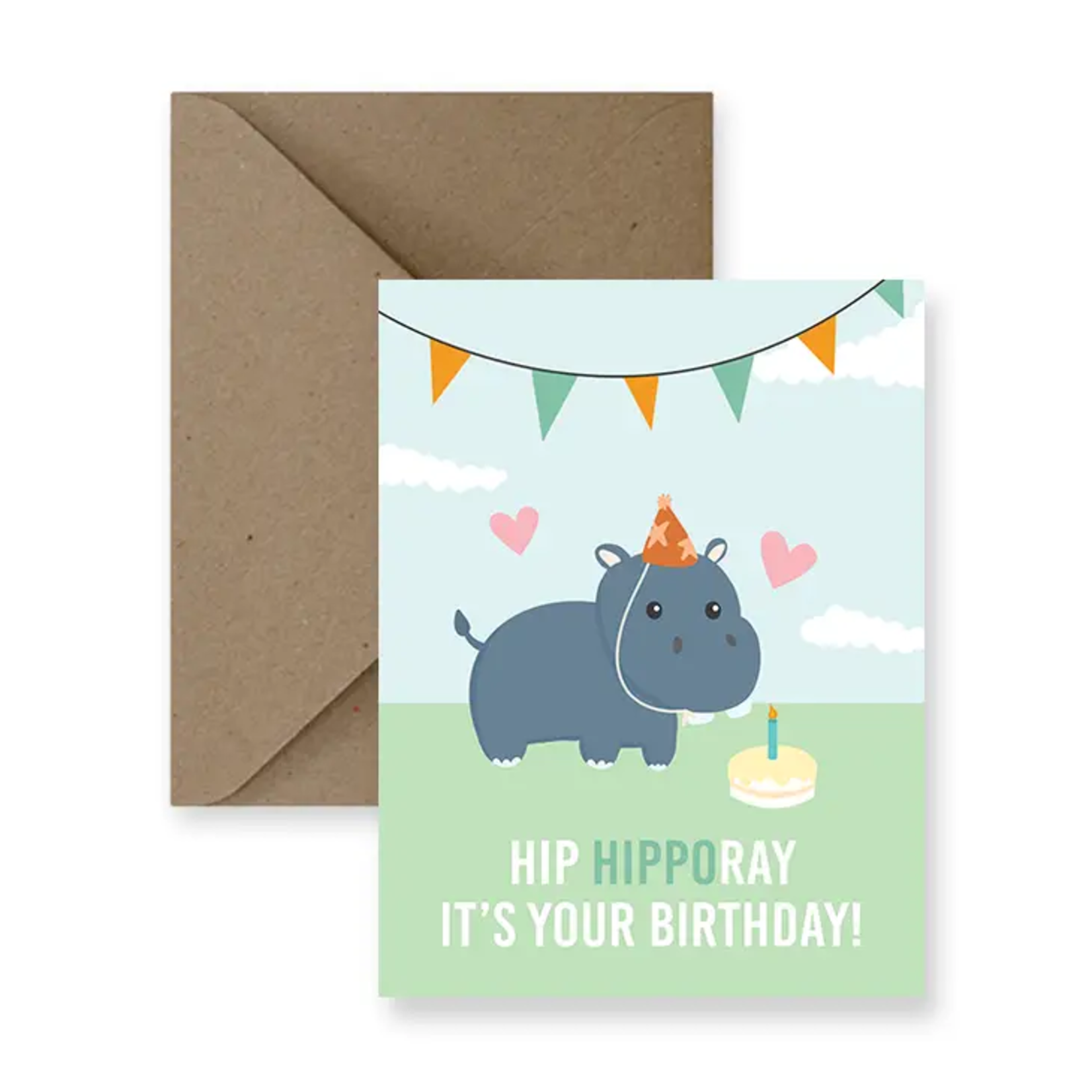 Hip Hipporay - Birthday Card