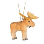 Carved Moose Ornament