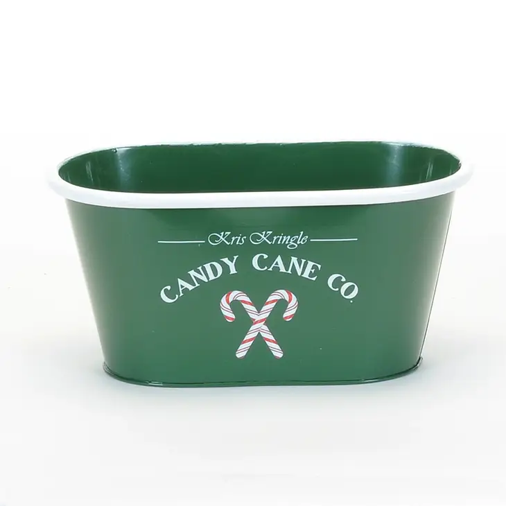 Oval Green Kris Kringle Pot Copper Alley Gift Boutique