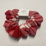 Red & White Plaid Scrunchie