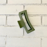 XL Green Matte Claw Clip